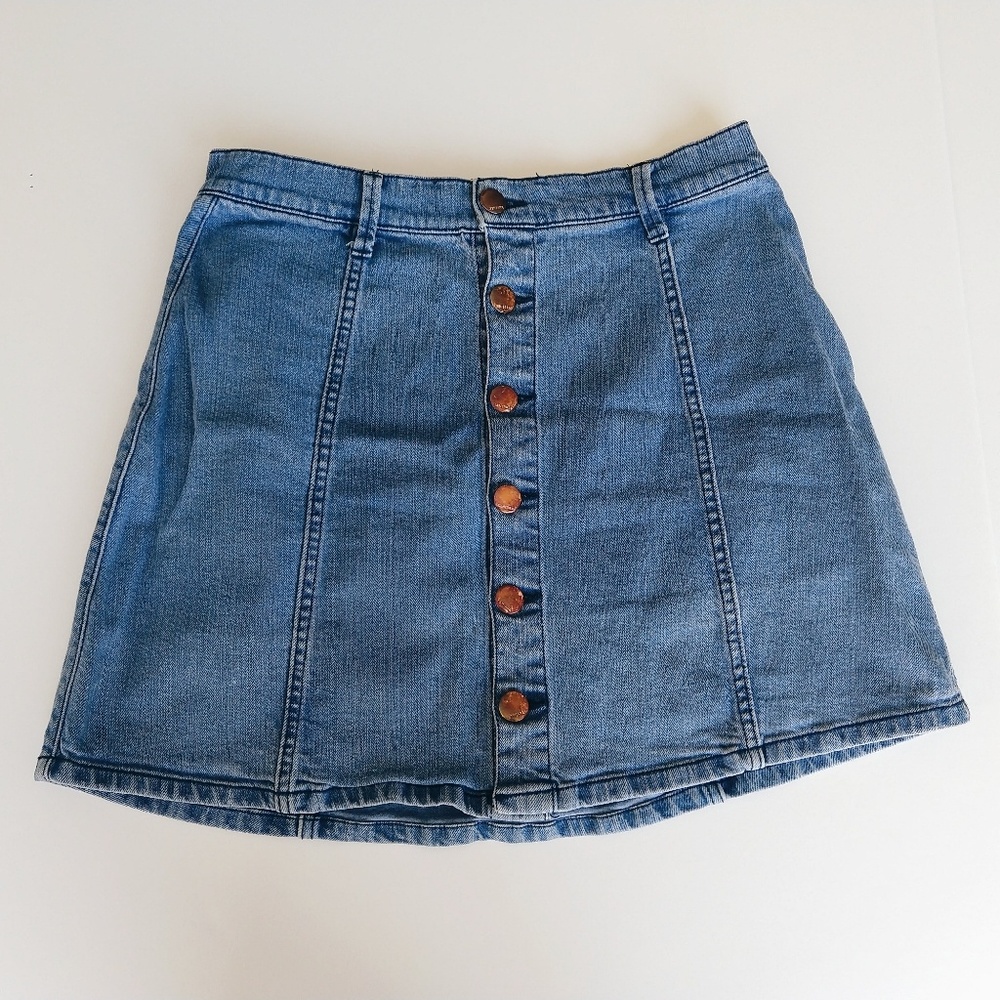 Adorable Denim Circle Skater skirt
